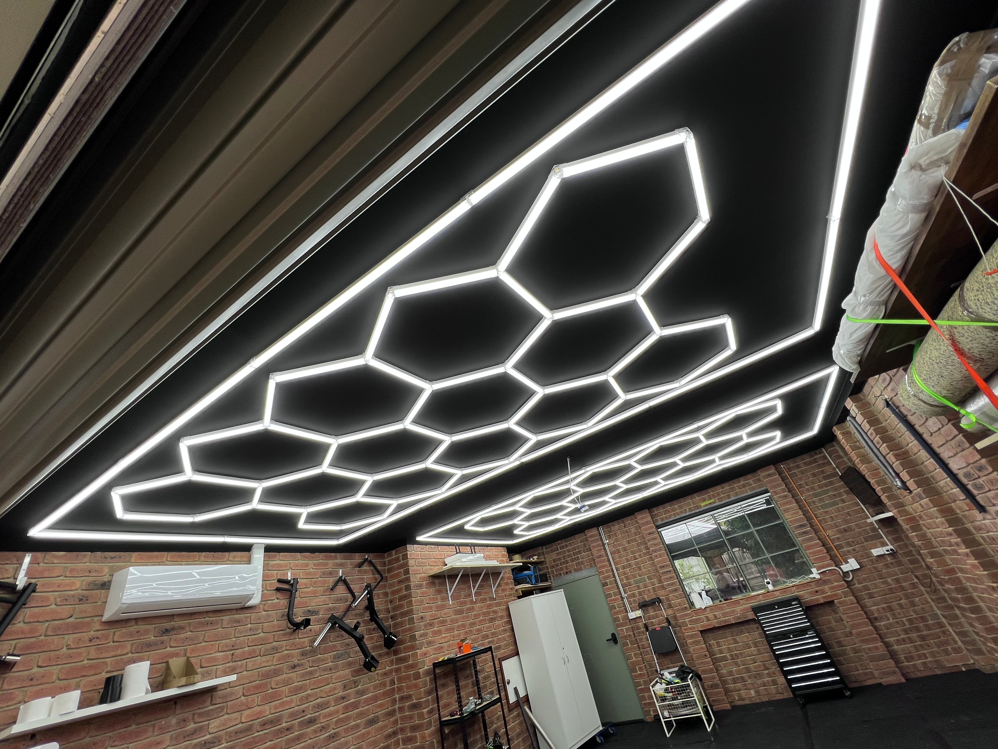 14 Grid Hexagon Light Set with Border