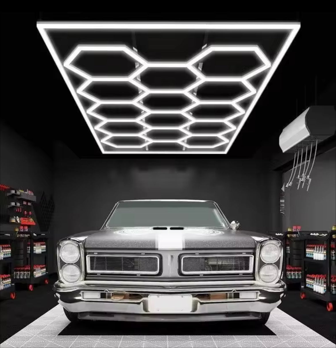 14 Grid Hexagon Light Kit with Border